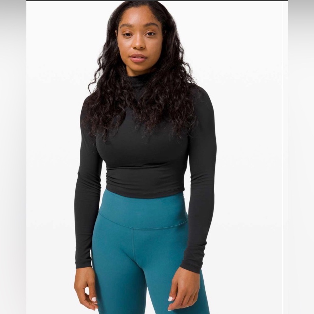 Lululemon All Aligned Mock-Neck Long-Sleeve Shirt S/M